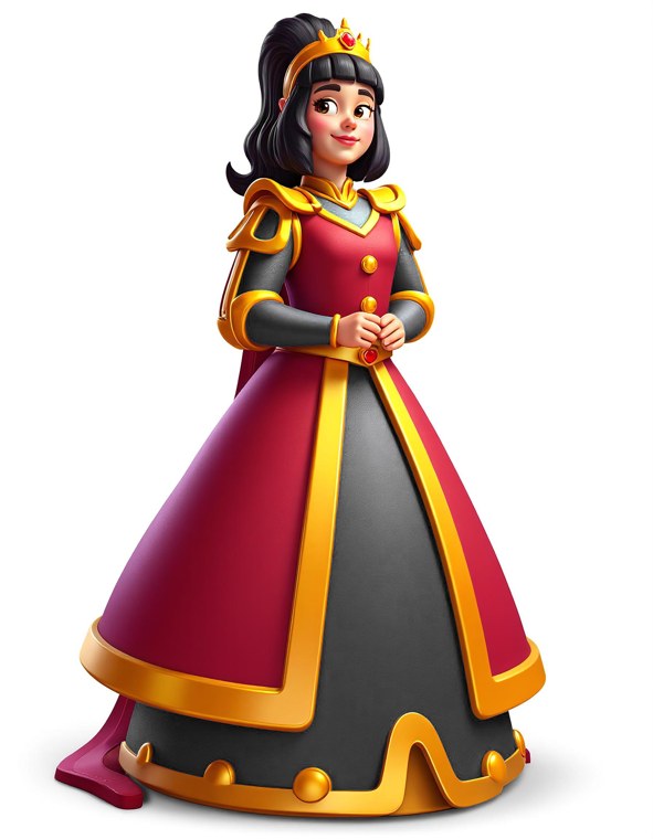 The dark court — generated Royalty character