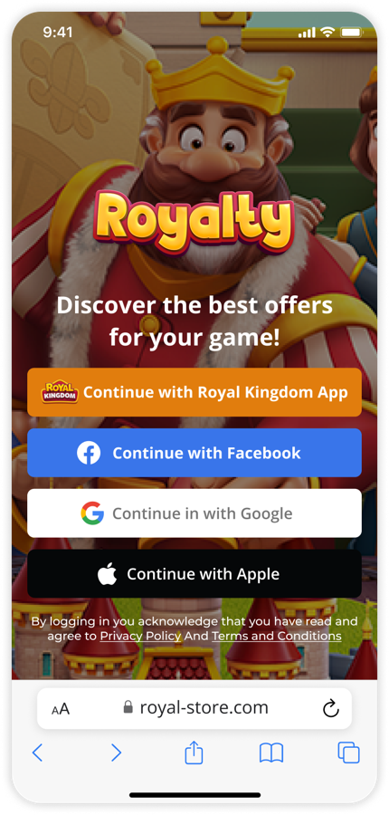 Royal Kingdom — direct checkout