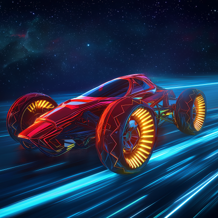 Space Race — generated car skin