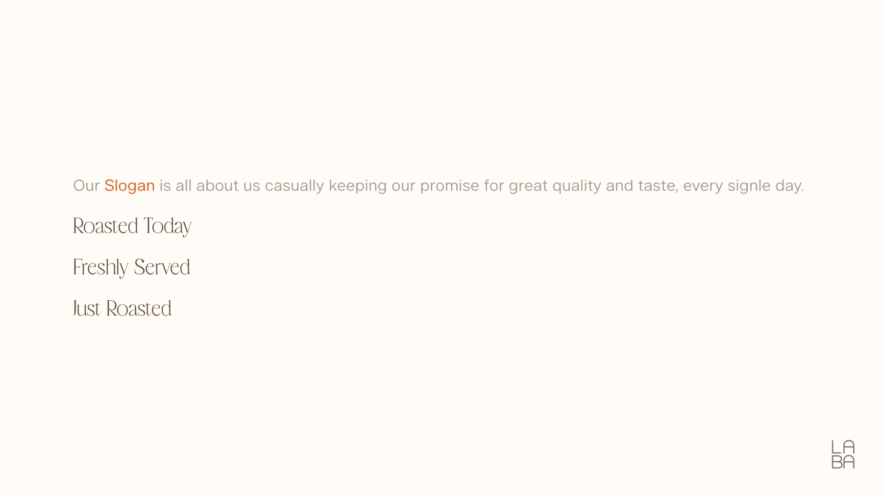 Laba — voice & tone