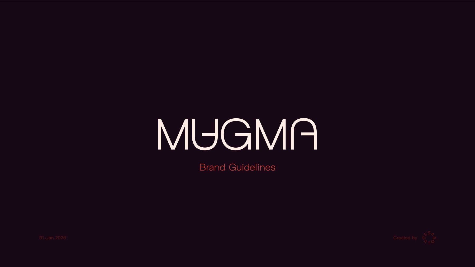 Mugma — brand book cover